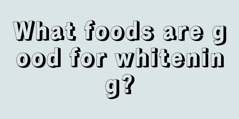 What foods are good for whitening?