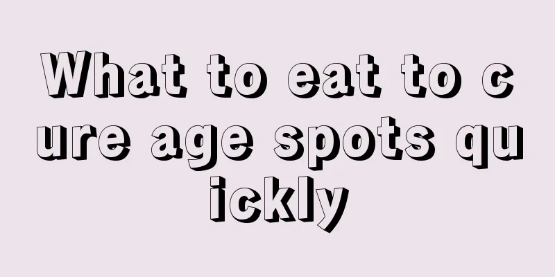 What to eat to cure age spots quickly