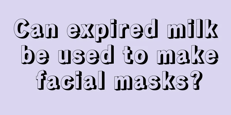 Can expired milk be used to make facial masks?