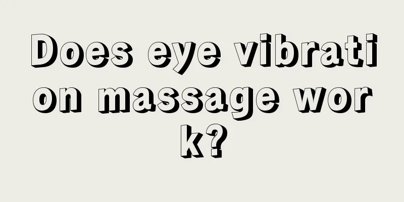 Does eye vibration massage work?