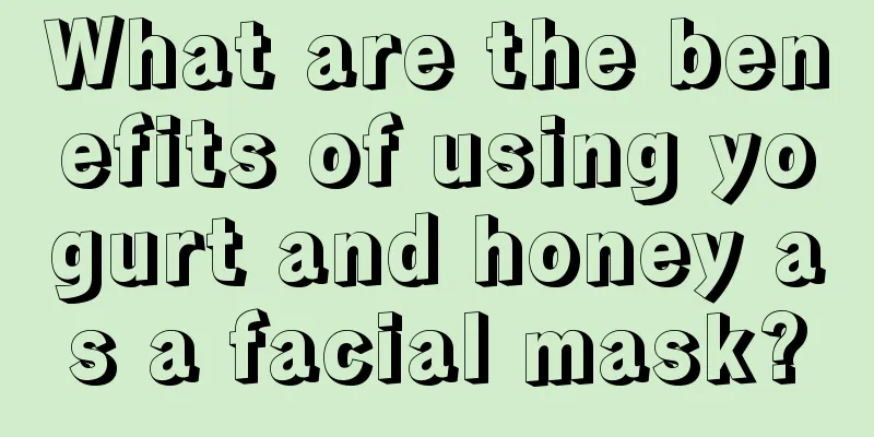 What are the benefits of using yogurt and honey as a facial mask?