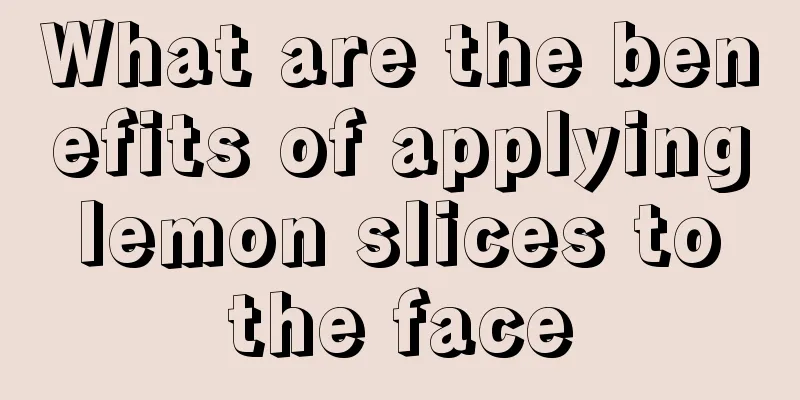 What are the benefits of applying lemon slices to the face