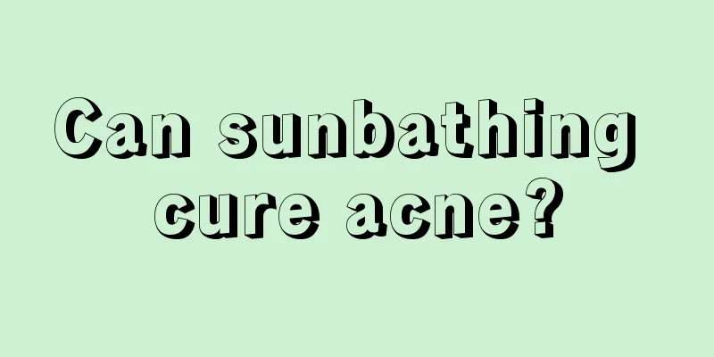 Can sunbathing cure acne?