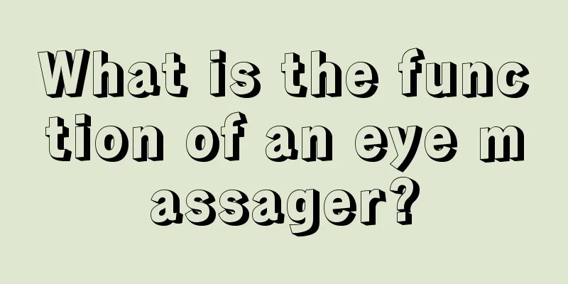 What is the function of an eye massager?