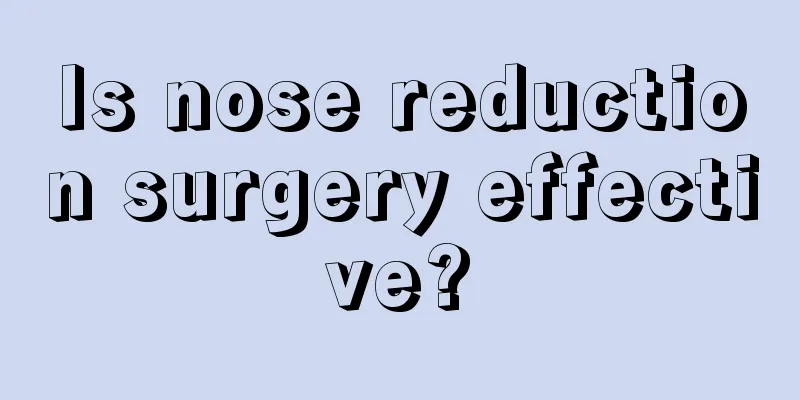 Is nose reduction surgery effective?