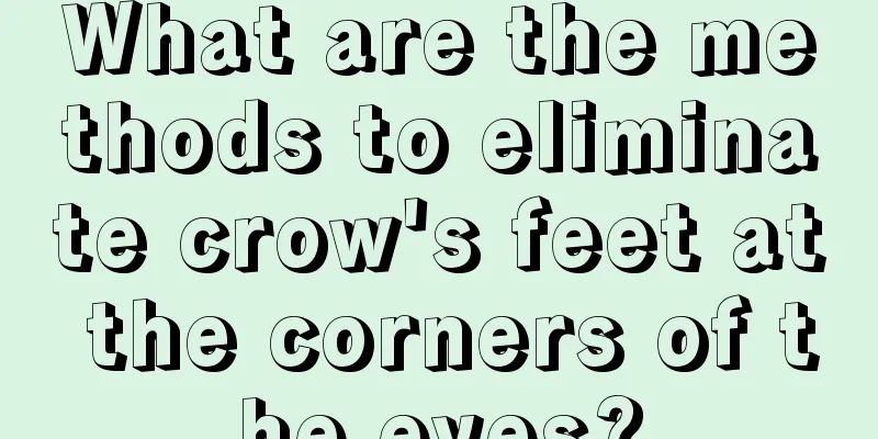 What are the methods to eliminate crow's feet at the corners of the eyes?