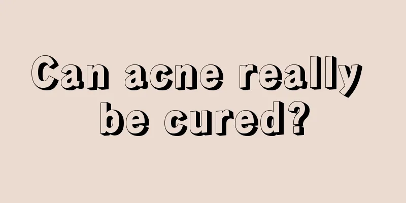 Can acne really be cured?