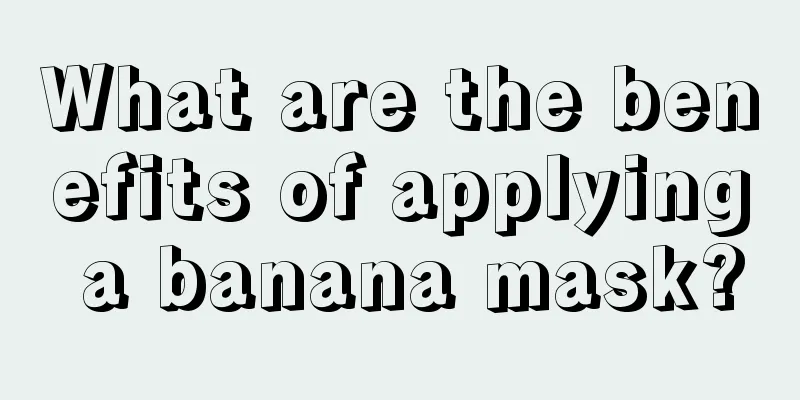 What are the benefits of applying a banana mask?