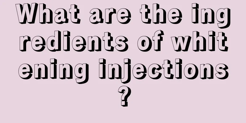 What are the ingredients of whitening injections?