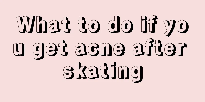 What to do if you get acne after skating