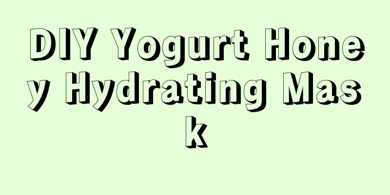 DIY Yogurt Honey Hydrating Mask