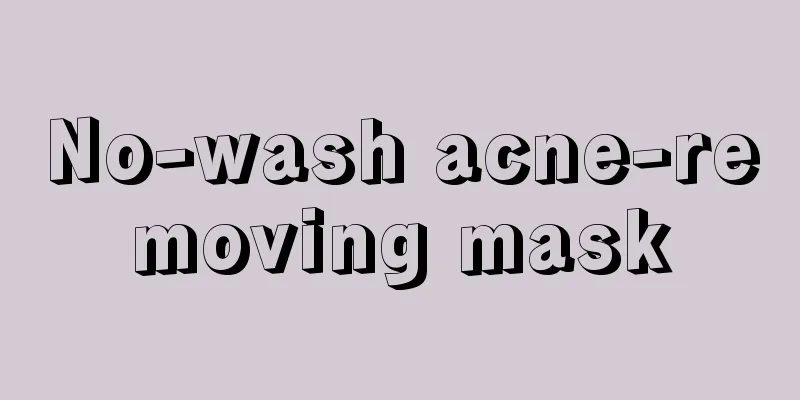 No-wash acne-removing mask