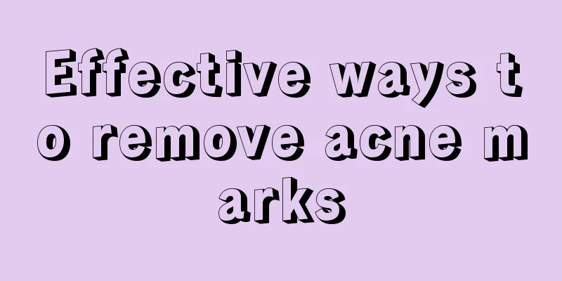 Effective ways to remove acne marks