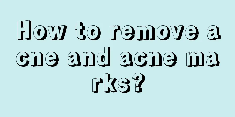 How to remove acne and acne marks?