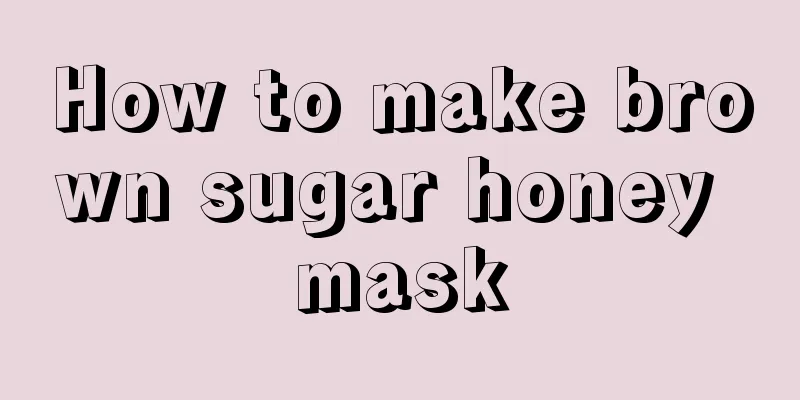 How to make brown sugar honey mask