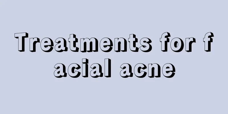 Treatments for facial acne