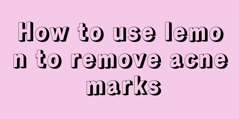 How to use lemon to remove acne marks