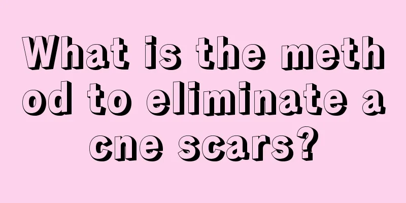 What is the method to eliminate acne scars?