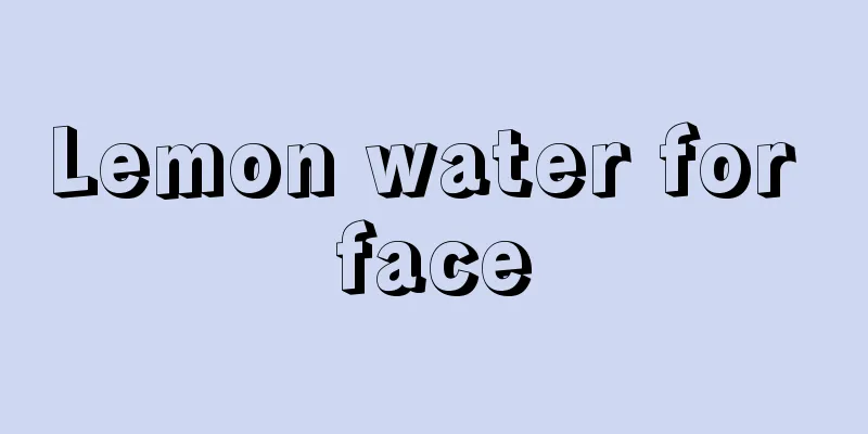 Lemon water for face