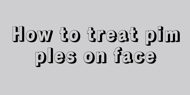 How to treat pimples on face