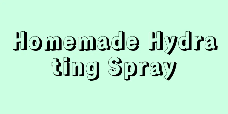 Homemade Hydrating Spray