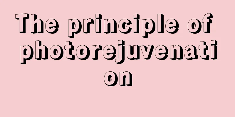 The principle of photorejuvenation