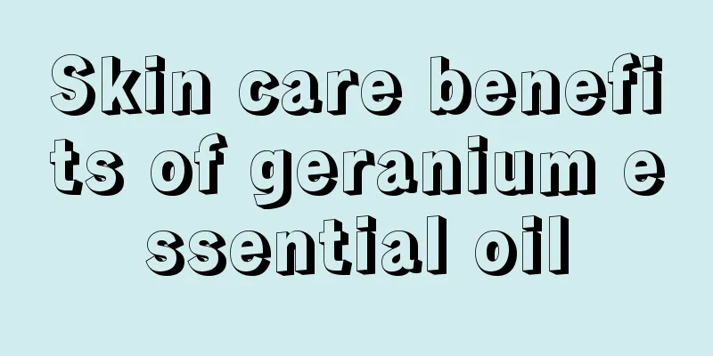 Skin care benefits of geranium essential oil