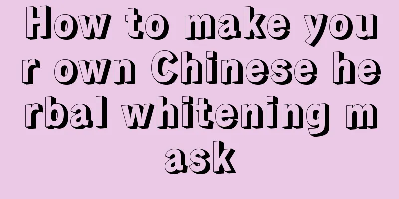 How to make your own Chinese herbal whitening mask