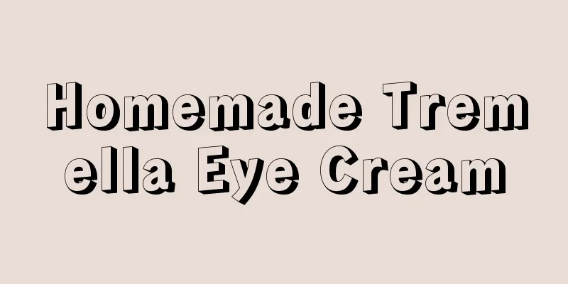 Homemade Tremella Eye Cream