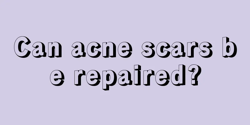 Can acne scars be repaired?