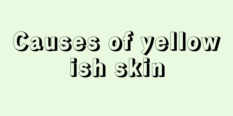 Causes of yellowish skin