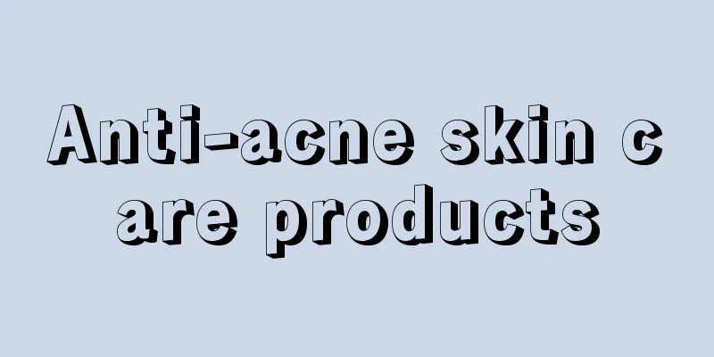 Anti-acne skin care products