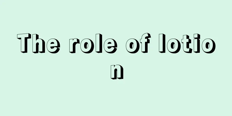 The role of lotion