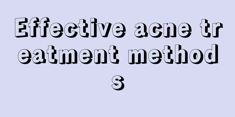 Effective acne treatment methods