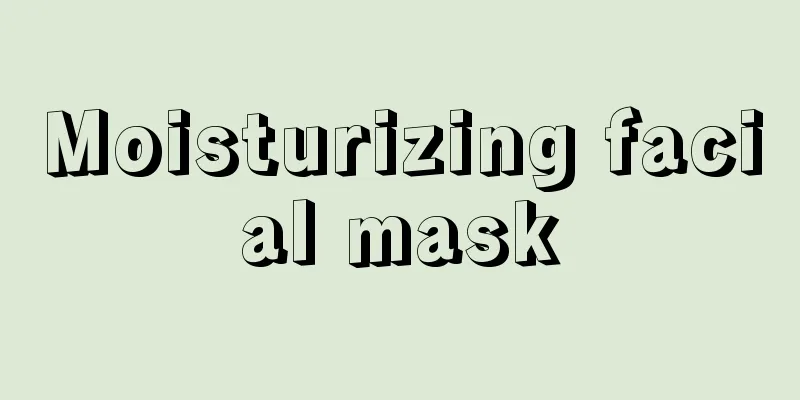 Moisturizing facial mask