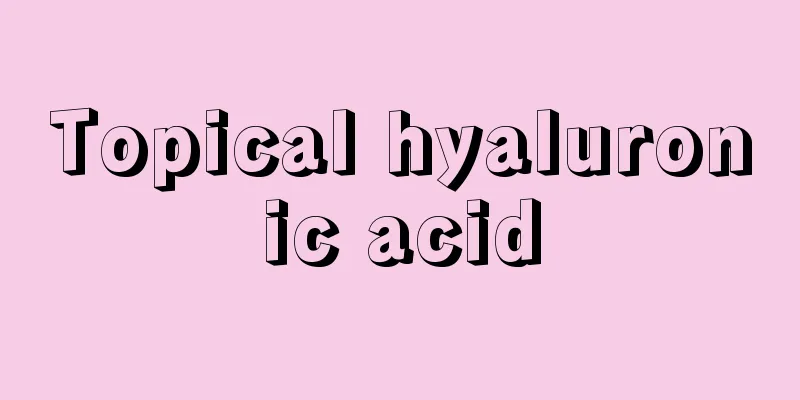 Topical hyaluronic acid