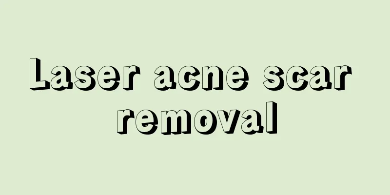 Laser acne scar removal