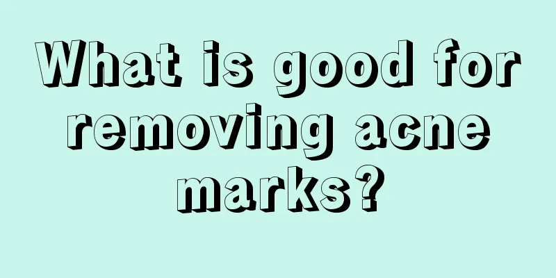 What is good for removing acne marks?