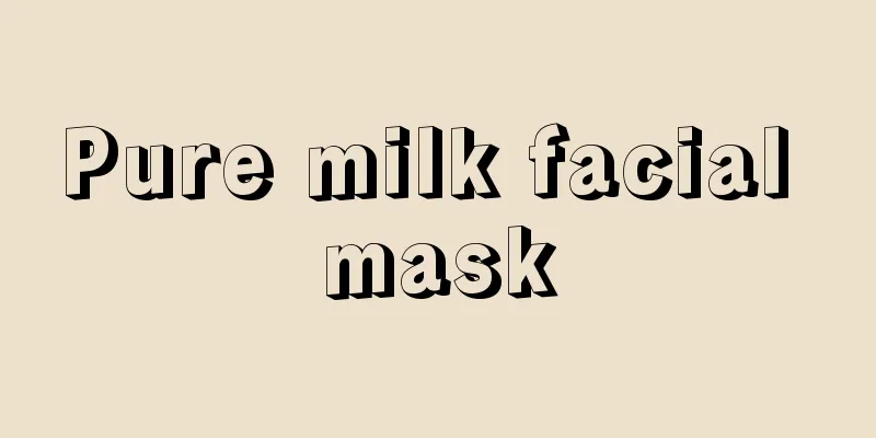 Pure milk facial mask