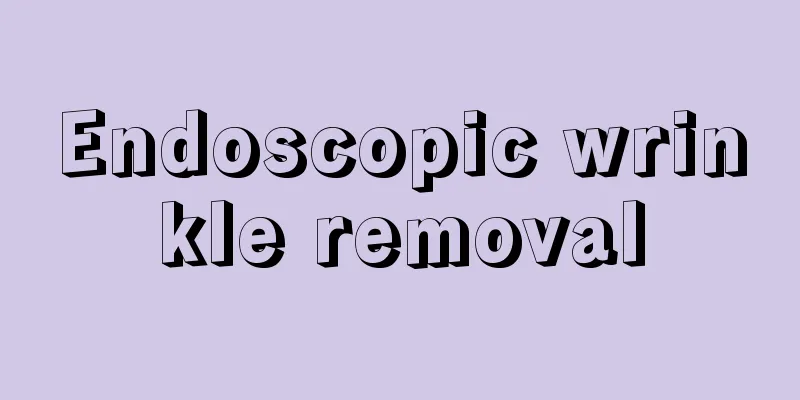 Endoscopic wrinkle removal