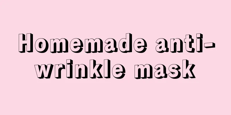 Homemade anti-wrinkle mask