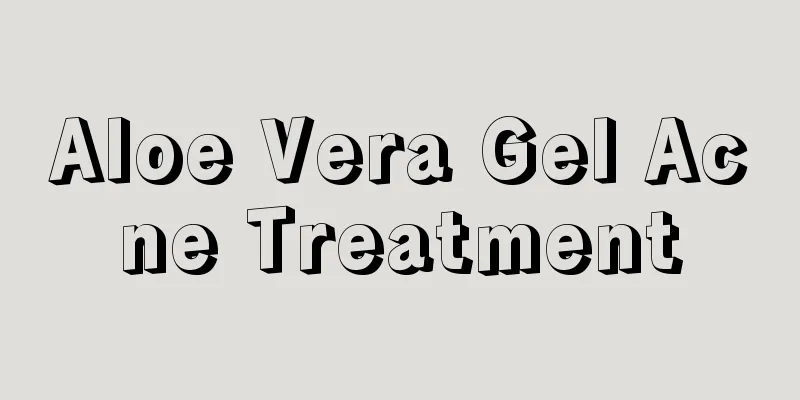 Aloe Vera Gel Acne Treatment