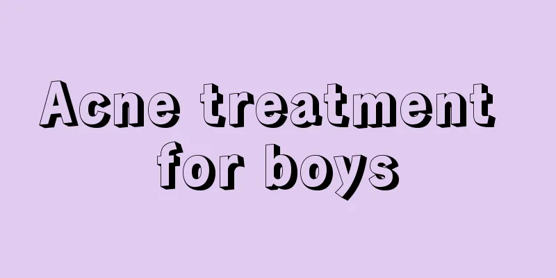 Acne treatment for boys