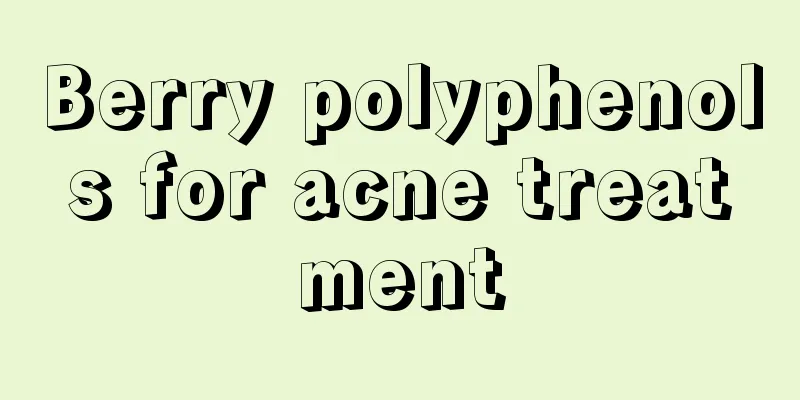 Berry polyphenols for acne treatment