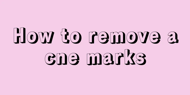 How to remove acne marks