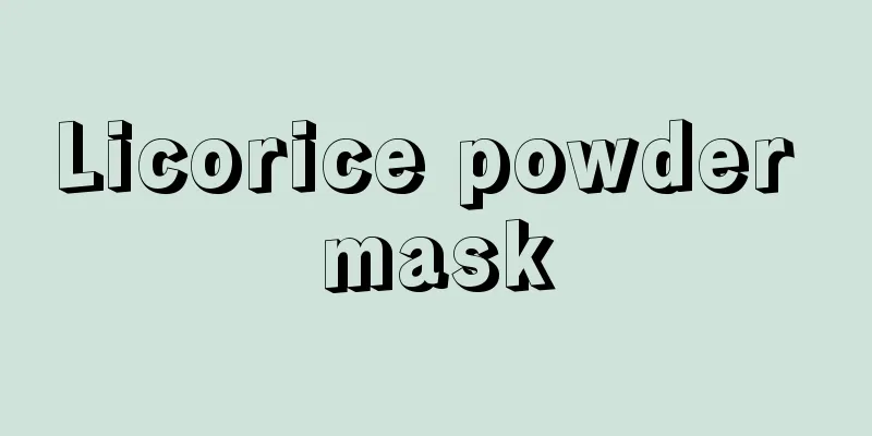 Licorice powder mask