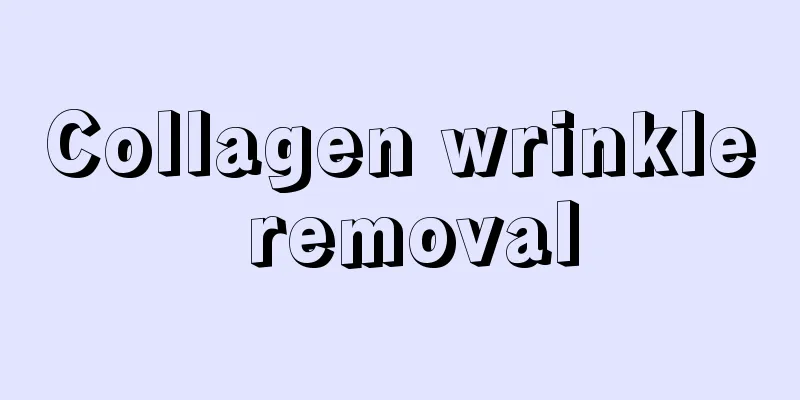 Collagen wrinkle removal