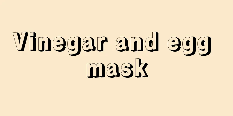 Vinegar and egg mask